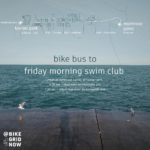 bike bus to the swim club flyer