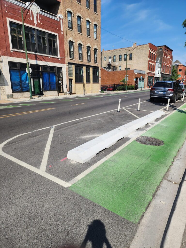 image of the augusta bike lane