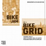Bridgeport/pilsen bike jam flier. May 21st, at 5:45pm Mcguane park.